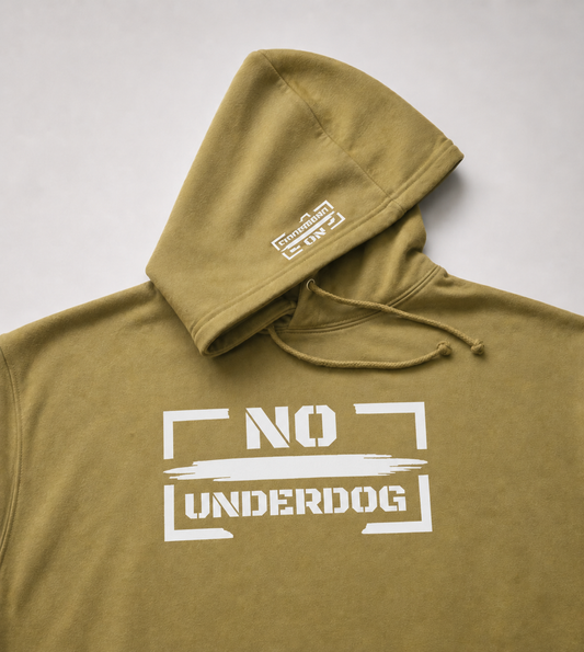 NoUnderdog Everyday Hoodie - Olivgrün