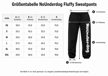 NoUnderdog Fluffy Sweatpants - Schwarz