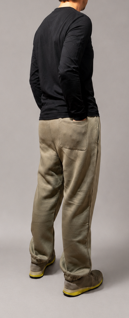 NoUnderdog Fluffy Sweatpants - Blasses Olivgrün