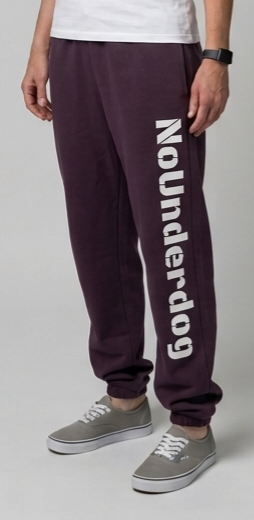 NoUnderdog Fluffy Sweatpants Women Only - Dunkle Pflaume