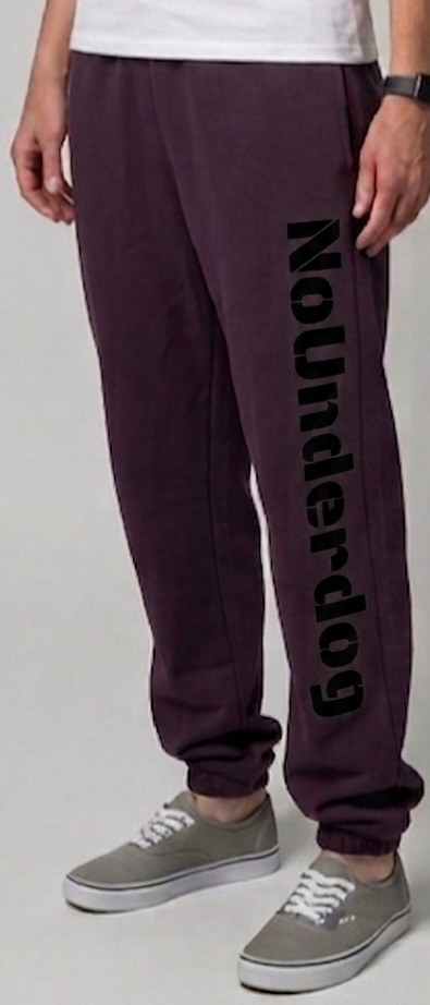 NoUnderdog Fluffy Sweatpants Women Only - Dunkle Pflaume
