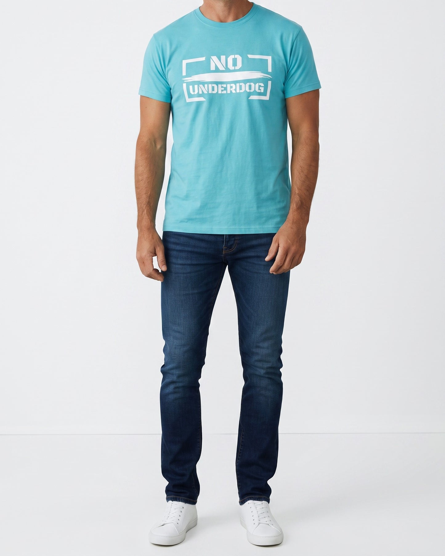 NoUnderdog Everyday T-Shirt - Aquablau