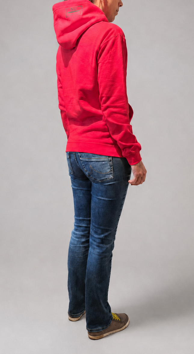NoUnderdog Everyday Hoodie - Feuerrot
