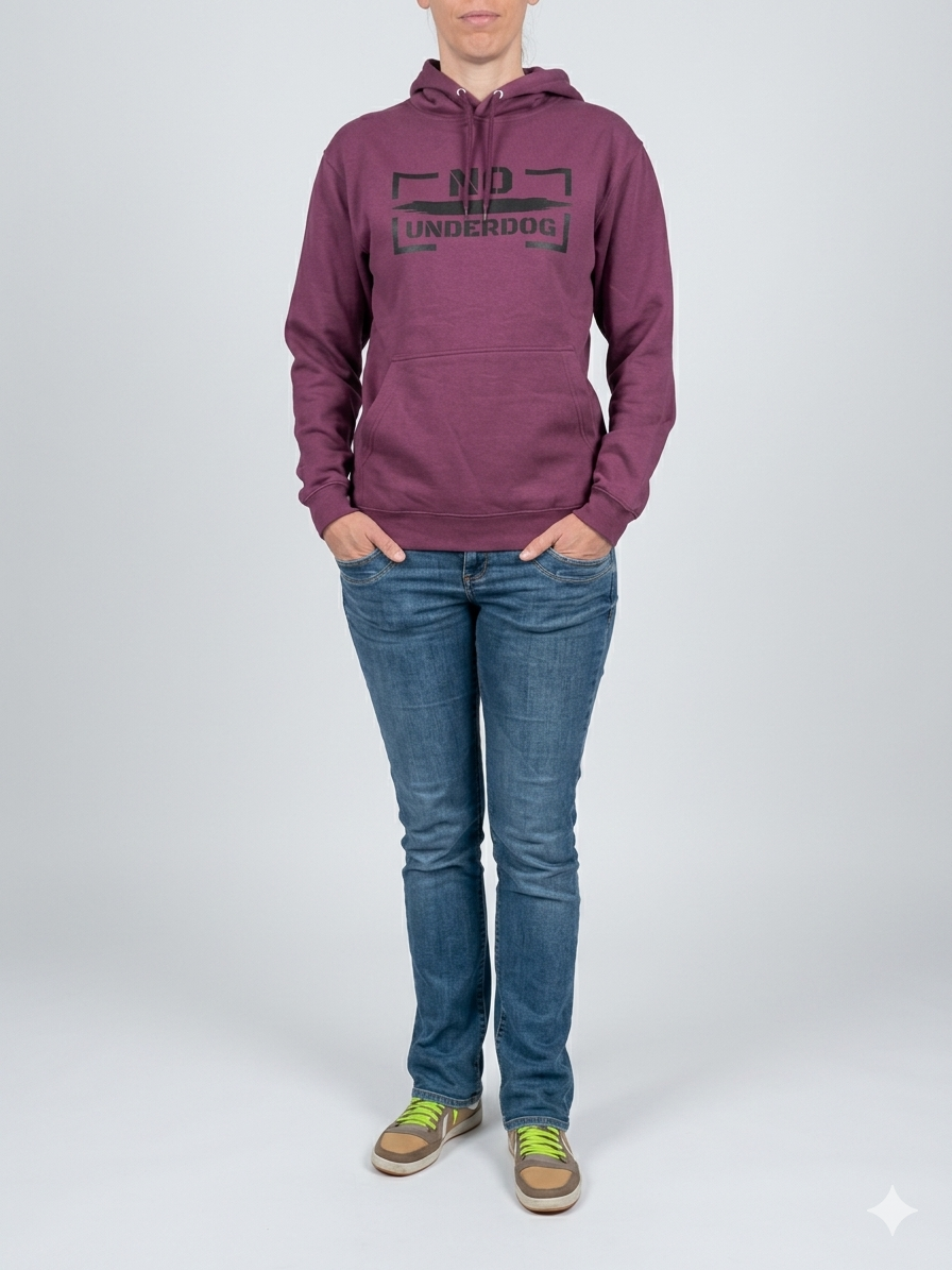 NoUnderdog Everyday Hoodie - Pflaume