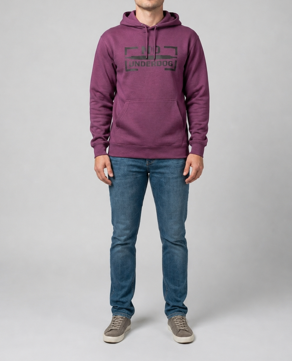 NoUnderdog Everyday Hoodie - Pflaume