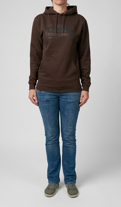 NoUnderdog Everyday Hoodie - Schokoladenbraun