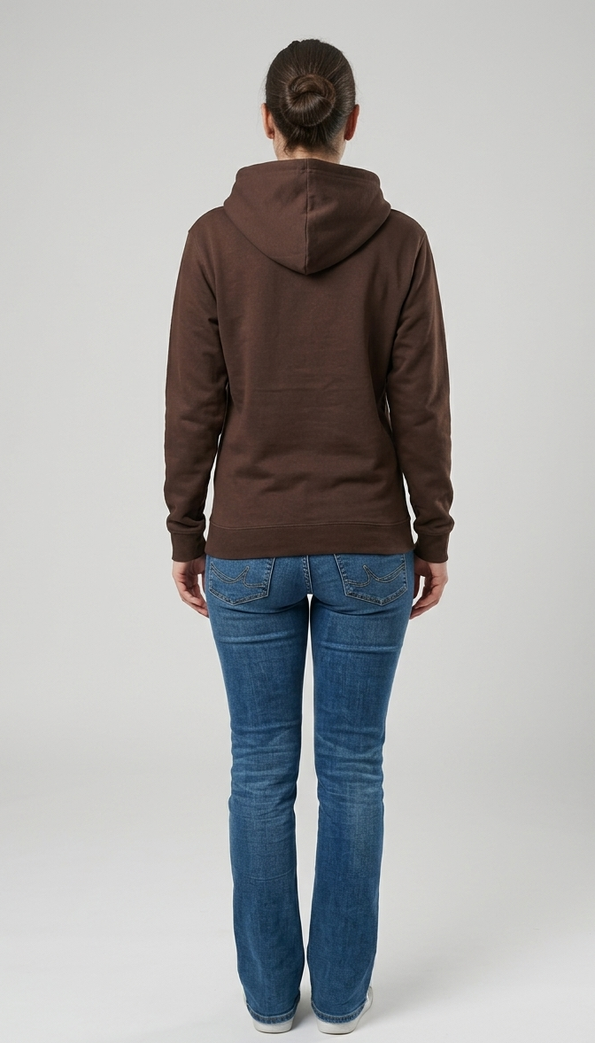 NoUnderdog Everyday Hoodie - Schokoladenbraun
