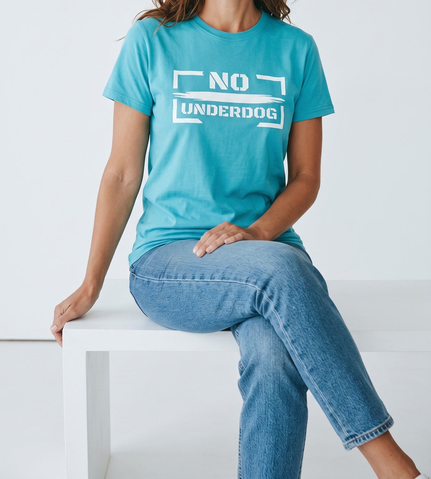 NoUnderdog Everyday T-Shirt - Aquablau