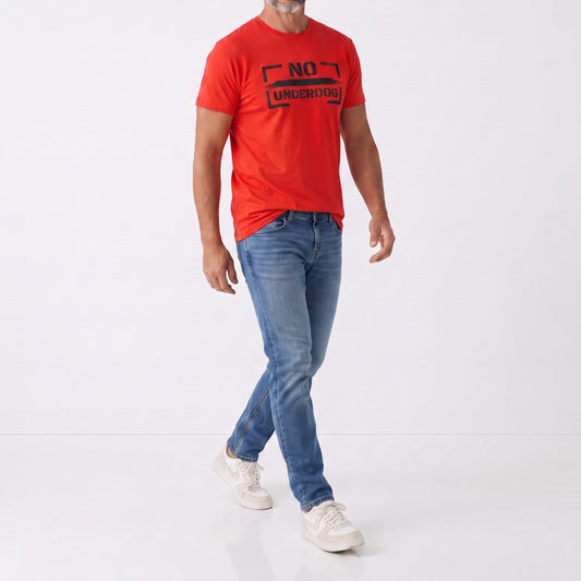 NoUnderdog Everyday T-Shirt - Feuerrot