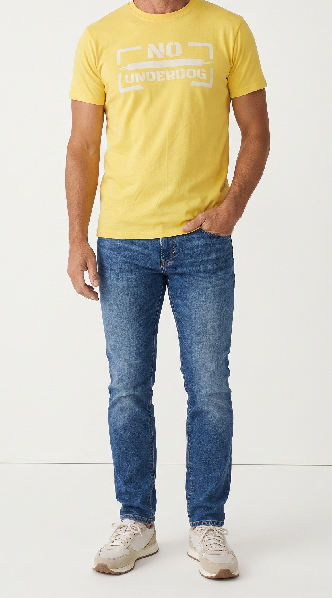NoUnderdog Everyday T-Shirt - Helles Gelb