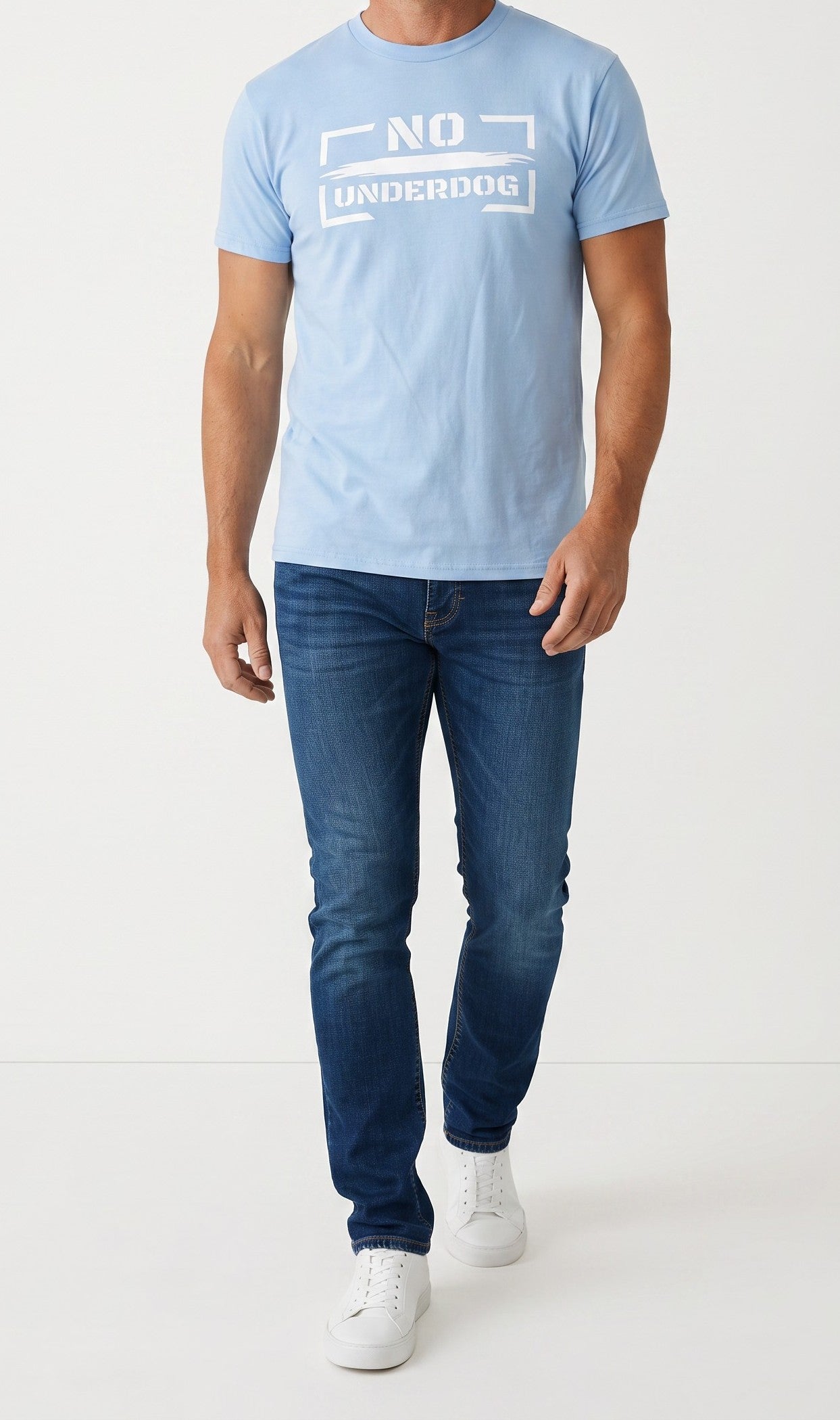 NoUnderdog Everyday T-Shirt - Himmelblau