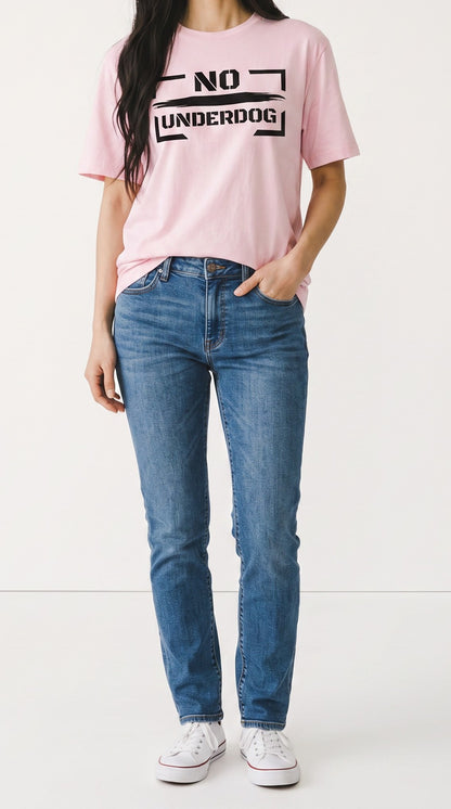 NoUnderdog Everyday T-Shirt - Rosa
