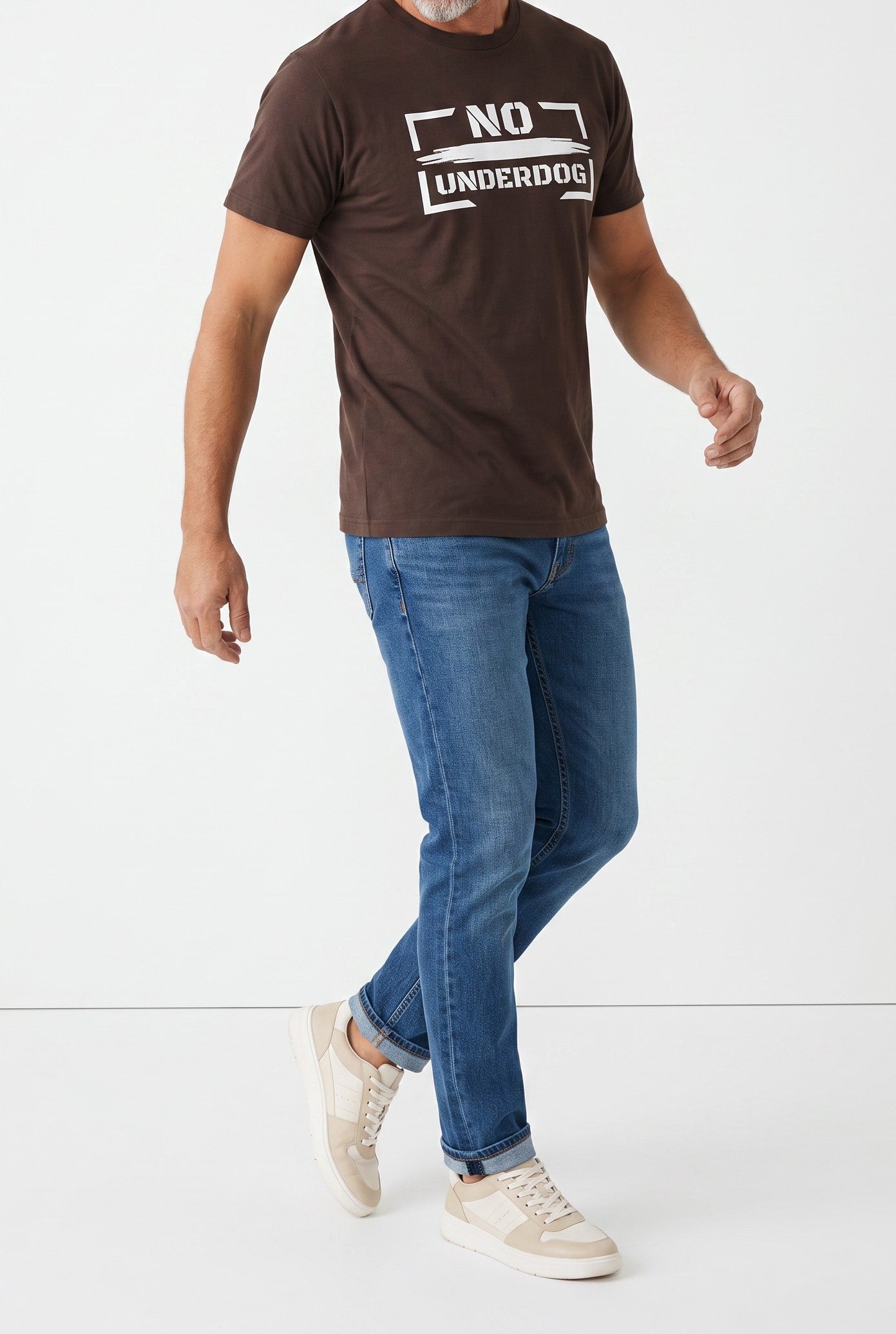 NoUnderdog Everyday T-Shirt - Schokoladenbraun