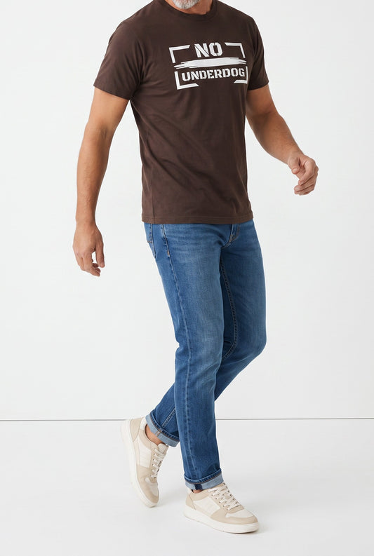 NoUnderdog Everyday T-Shirt - Schokoladenbraun