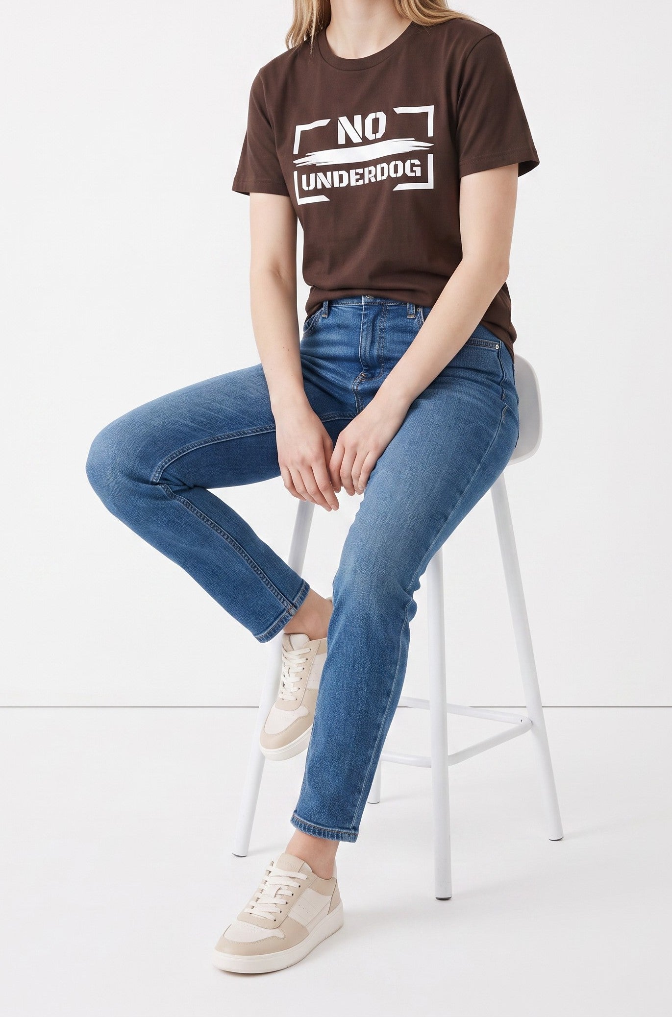 NoUnderdog Everyday T-Shirt - Schokoladenbraun