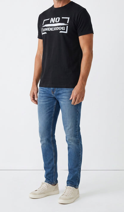 NoUnderdog Everyday T-Shirt - Schwarz