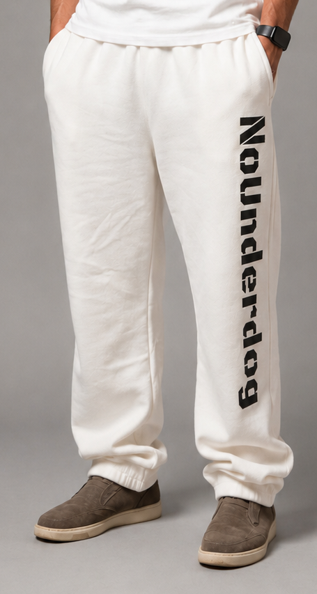 NoUnderdog Fluffy Sweatpants - Weiß
