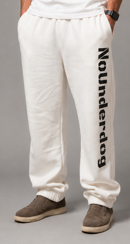 NoUnderdog Fluffy Sweatpants - Weiß