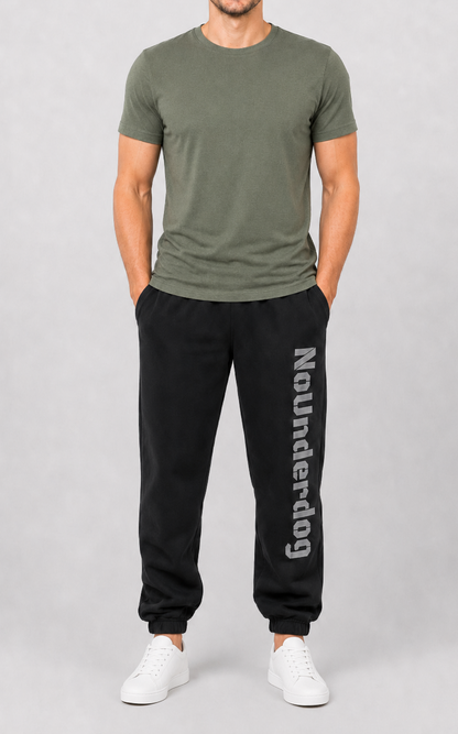 NoUnderdog Fluffy Sweatpants - Schwarz