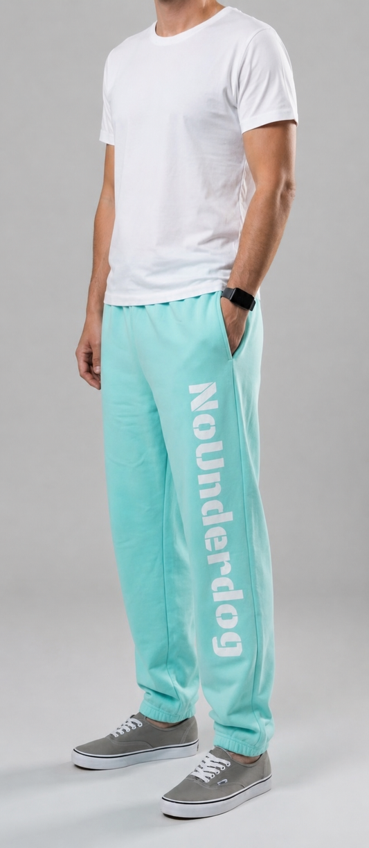 NoUnderdog Fluffy Sweatpants - Helltürkis