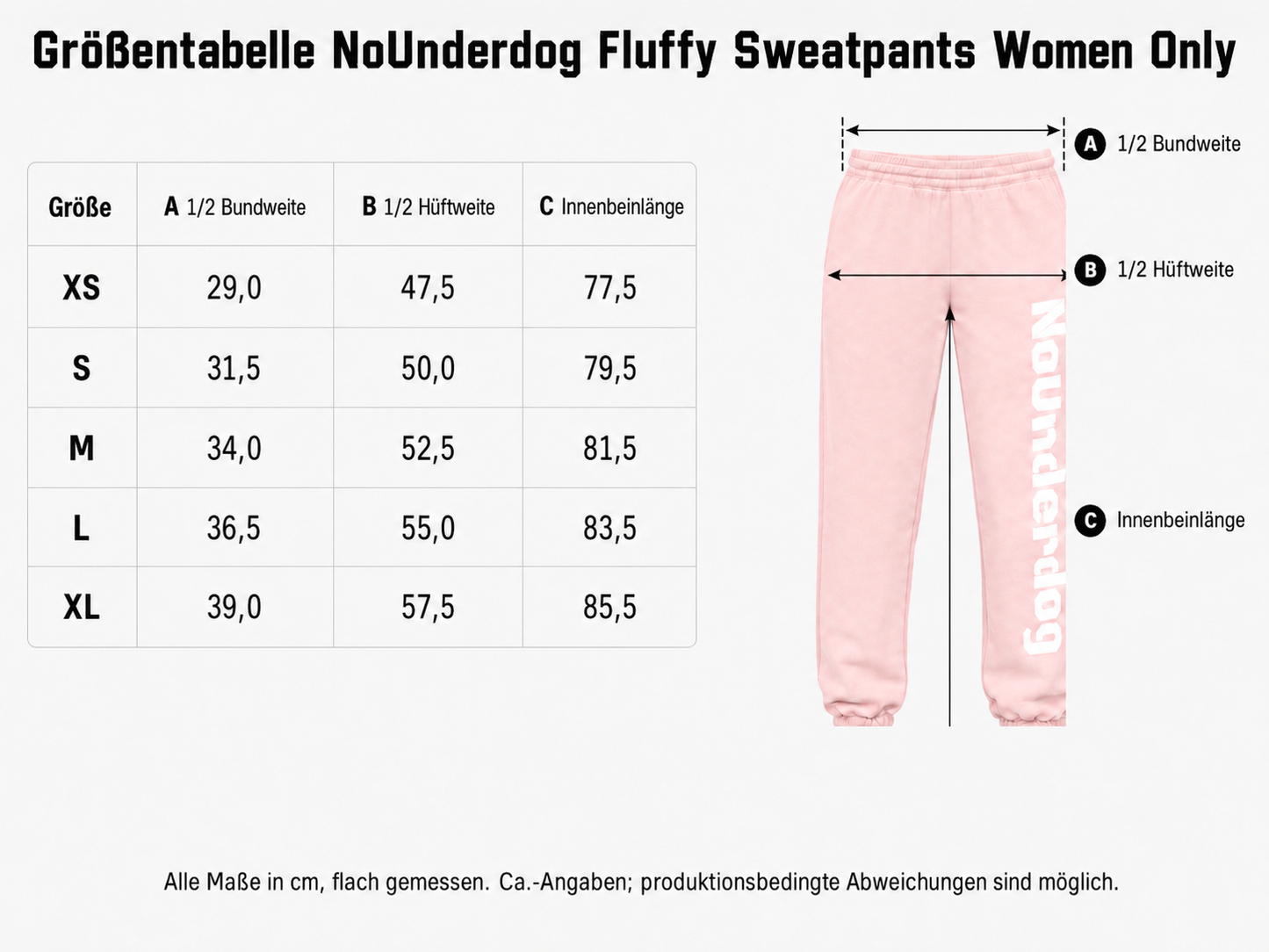 NoUnderdog Fluffy Sweatpants Women Only - Rosa