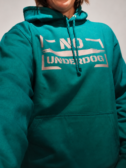 NoUnderdog Everyday Hoodie - Dunkeltürkisgrün